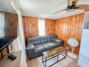 Living area - #3 | Waterfront Cabin with New Bath (Oscoda)