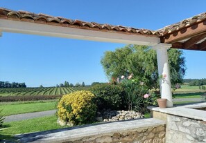 Property grounds - Quiet, unoverlooked country house with private saltwater pool (Lacaussade)