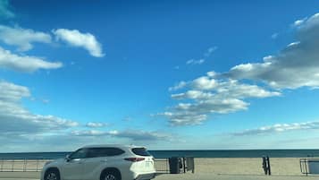 En la playa