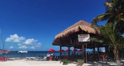 House next to the beach in hotel zone