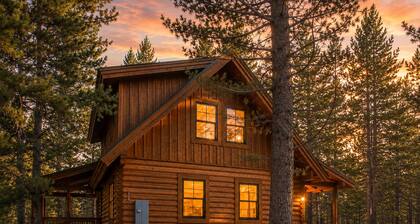 Lazy Moose Cabin+10MinstoYellowstone+Wifi+Log+AC
