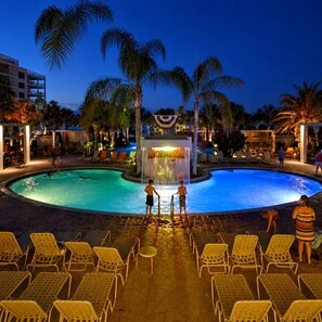 Beheizter Pool
