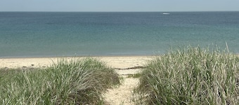 The perfect family- and pet-friendly getaway steps from the sandy beach