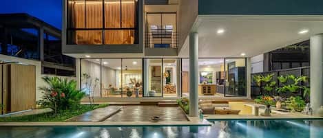 Design Villa, 3 Bedrooms, Private Pool | Pool | Outdoor pool, sun loungers