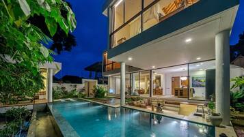 Design Villa, 3 Bedrooms, Private Pool | Pool | Outdoor pool, pool loungers