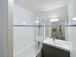 Bathroom - Studio cabin with terrace - 4 guests (Vieux-Boucau-les-Bains)