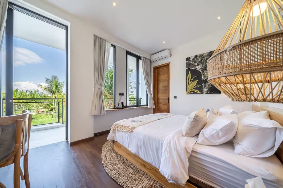 Family Villa, 2 Bedrooms, Private Pool, Garden View | Egyptian cotton sheets, premium bedding, in-room safe