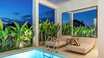 Vila Keluarga, 2 kamar tidur, kolam renang pribadi, pemandangan kebun | Kolam renang | Kolam renang outdoor