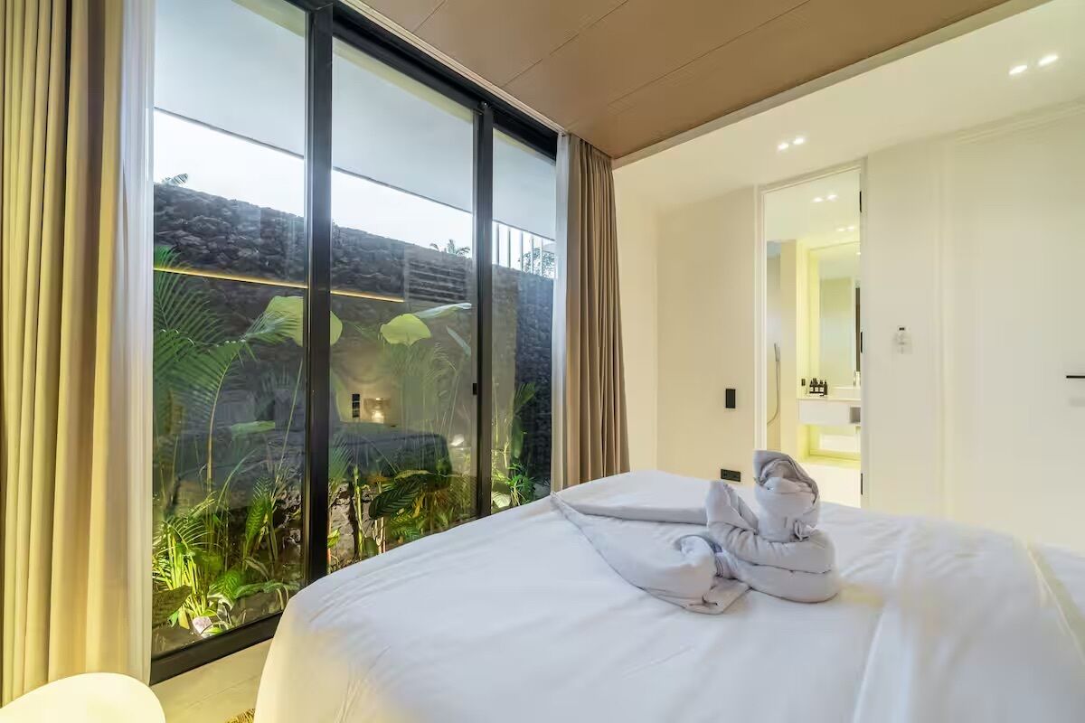 Villa Deluxe, 2 chambres, piscine privée | Draps en coton égyptien, literie de qualité supérieure