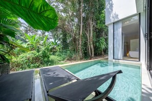 Villa – deluxe, 2 soverom, privat basseng | Terrasse/patio