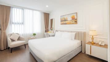 Chambre Double Supérieure pour 1 personne, vue montagne | Coffres-forts dans les chambres