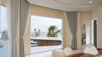 Deluxe Pool Villa | Escritorio, camas extra, wifi gratis y ropa de cama
