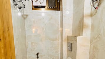 Free toiletries, slippers, towels, soap