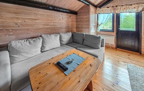 Smart TV, fireplace, stereo