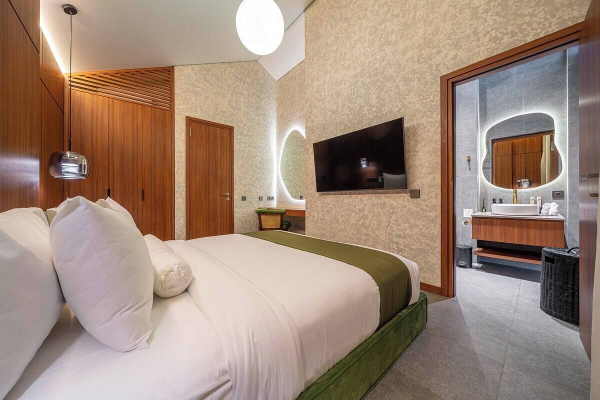 Luxury Villa, 2 Bedrooms, Private Pool | Egyptian cotton sheets, premium bedding, in-room safe