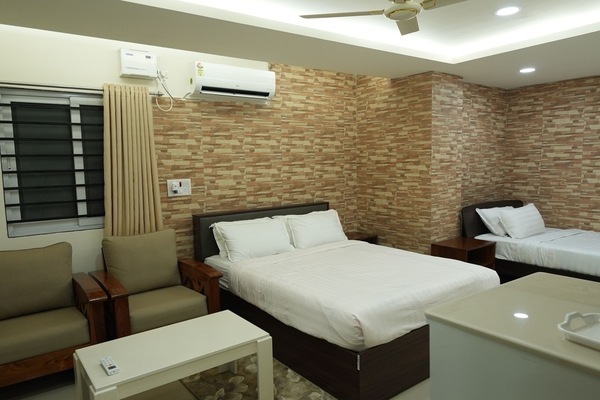 Family Twin Room, Balcony | In-room safe, desk, laptop workspace, soundproofing