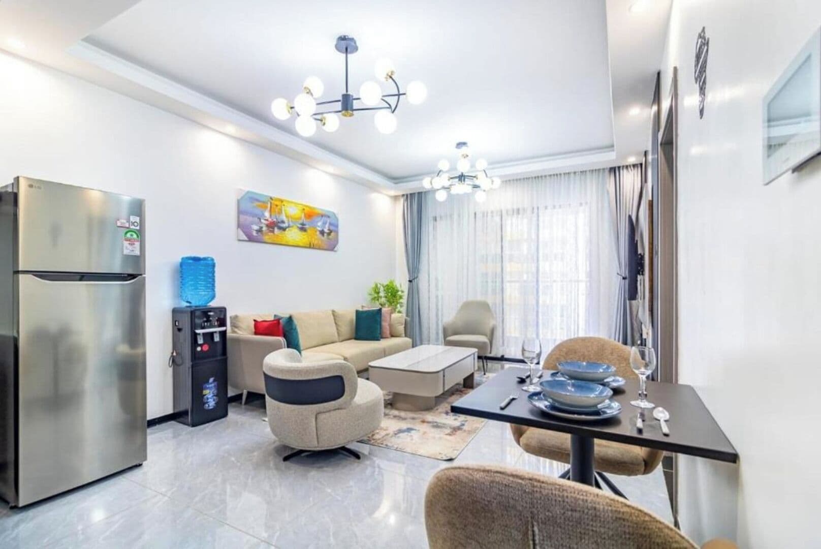 Apartamento Deluxe | Zona de estar