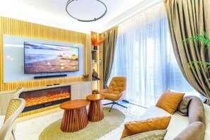 Deluxe Apartment | Living area - The Riara Retreat-Modern Comfort (Nairobi)