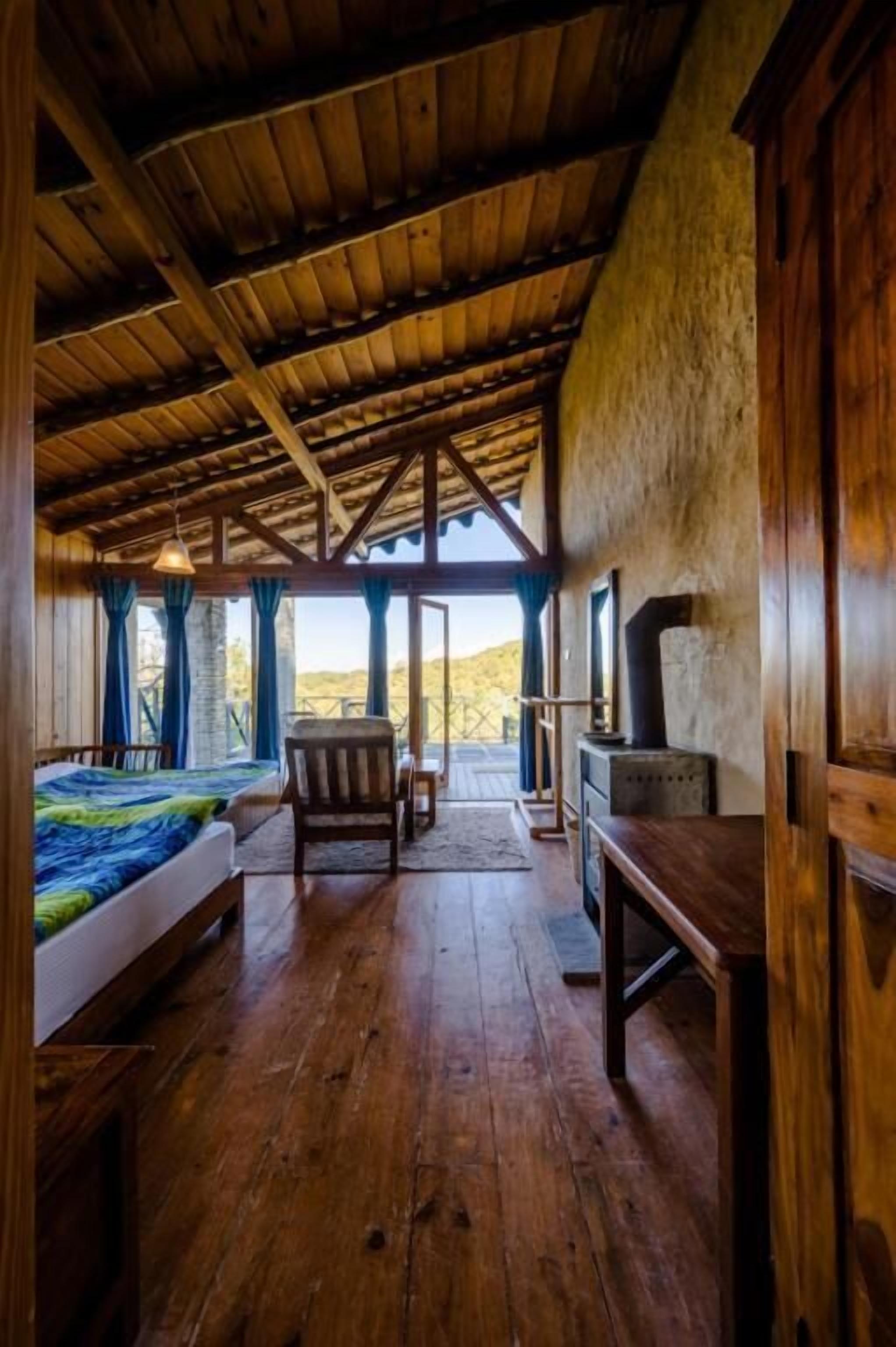 Double Room, Patio, Mountain View