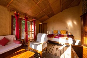 Double Room, Patio, Courtyard View | In-room safe, blackout curtains - Binsar Forest Retreat (Binsar)