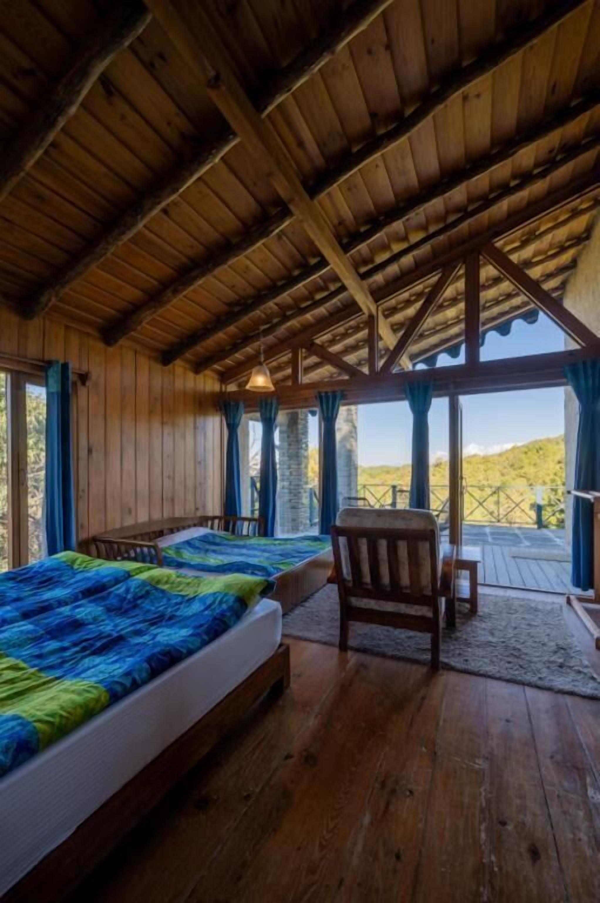 Chambre Double, patio, vue montagne | Intérieur