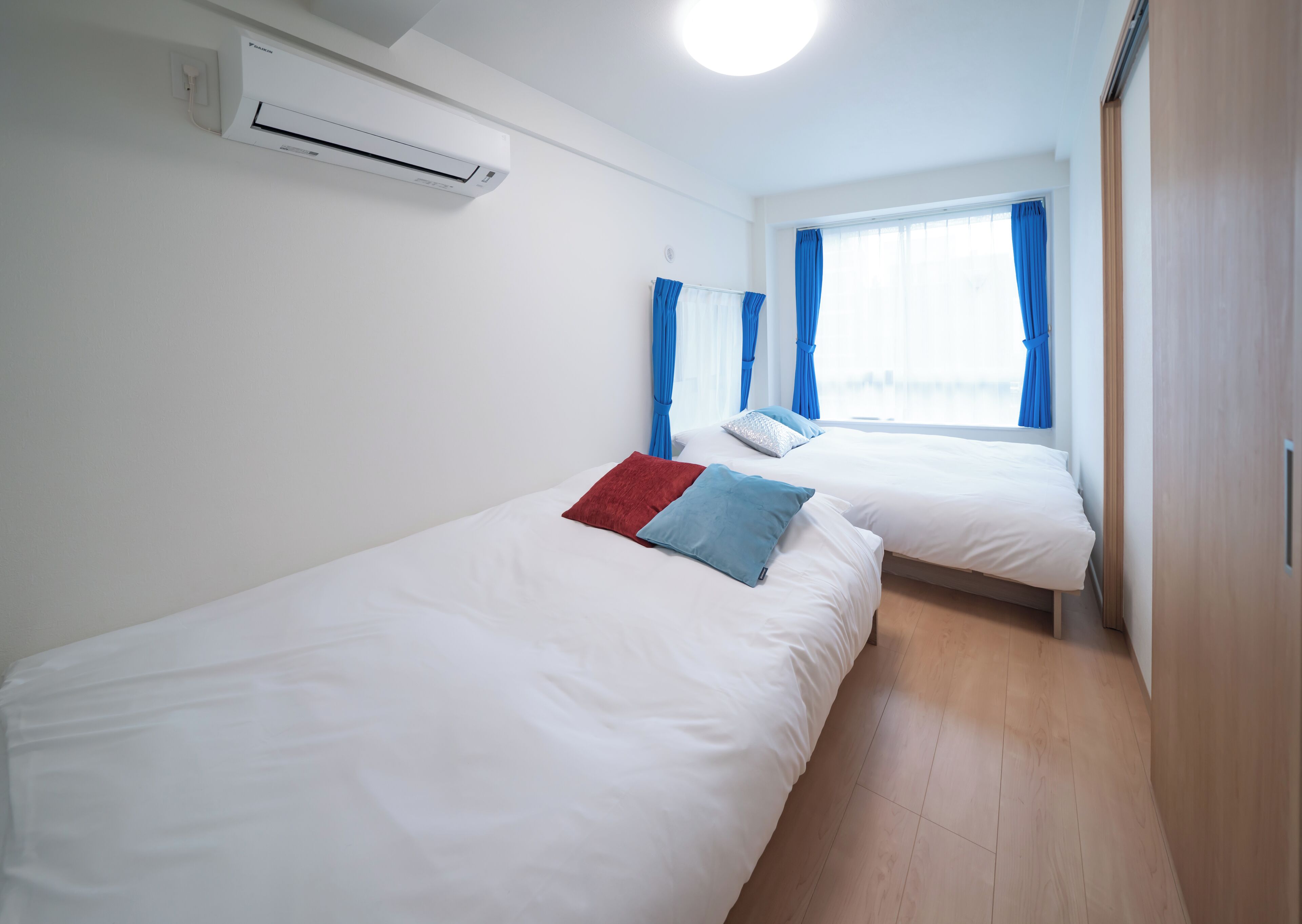Apartamento | Escrivaninha, cortinas blackout, Wi-Fi de cortesia