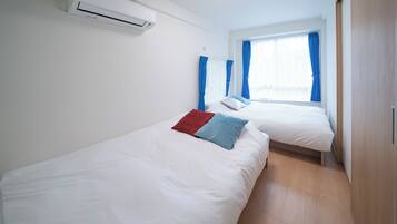 Apartamento | Escrivaninha, cortinas blackout, Wi-Fi de cortesia