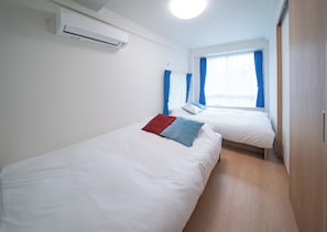 Apartamento | Escrivaninha, cortinas blackout, Wi-Fi de cortesia