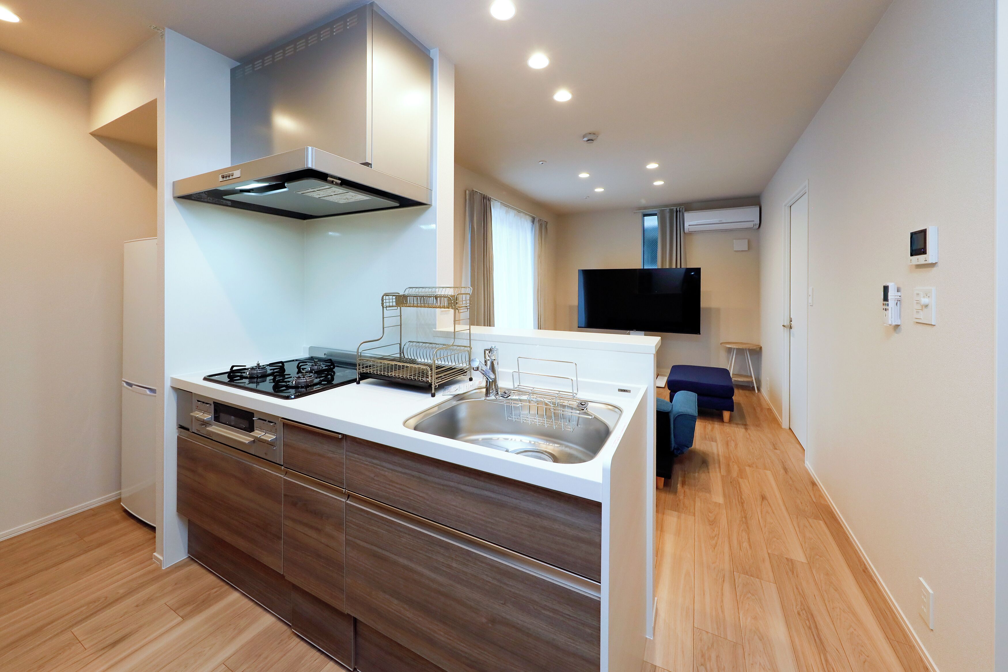 Apartment (202) | Dapur peribadi | Peti sejuk, ketuhar gelombang mikro, dapur 