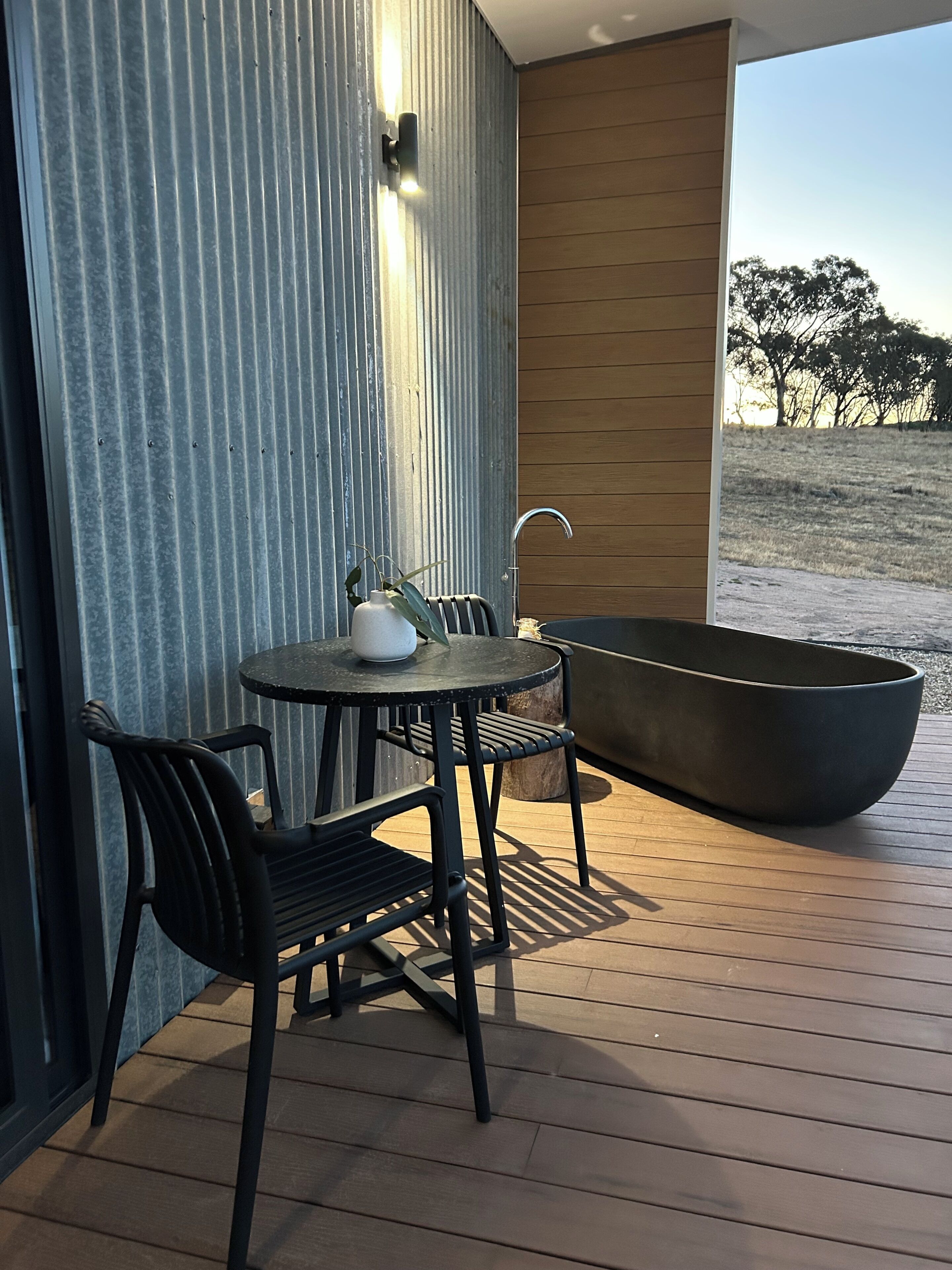 Luxury Cabin, Valley View | Outdoor dining