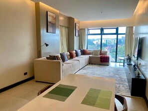 Living area - 2 Bedroom Apartment,All En-suite At Westlands (Nairobi)