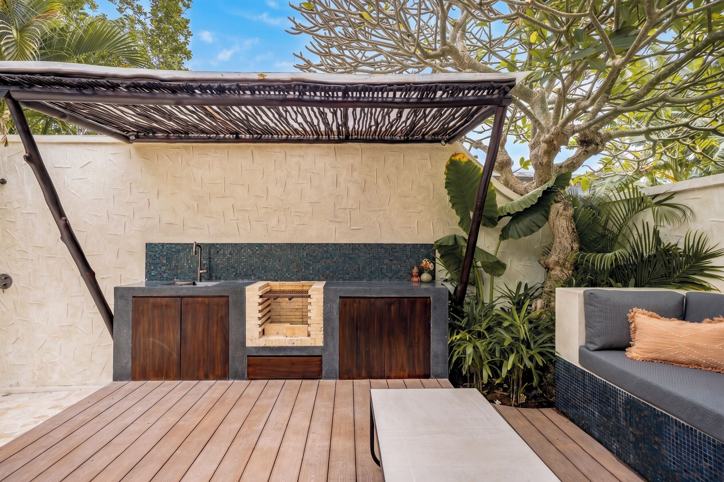 Deluxe Villa, 3 Bedrooms, Patio, Pool View | Terrace/patio