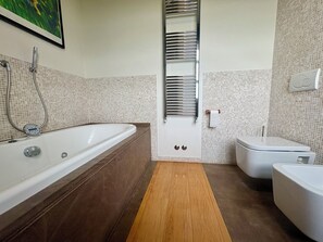 Shower, jetted bath, hair dryer, bidet - Vrbo Property (Toscana)