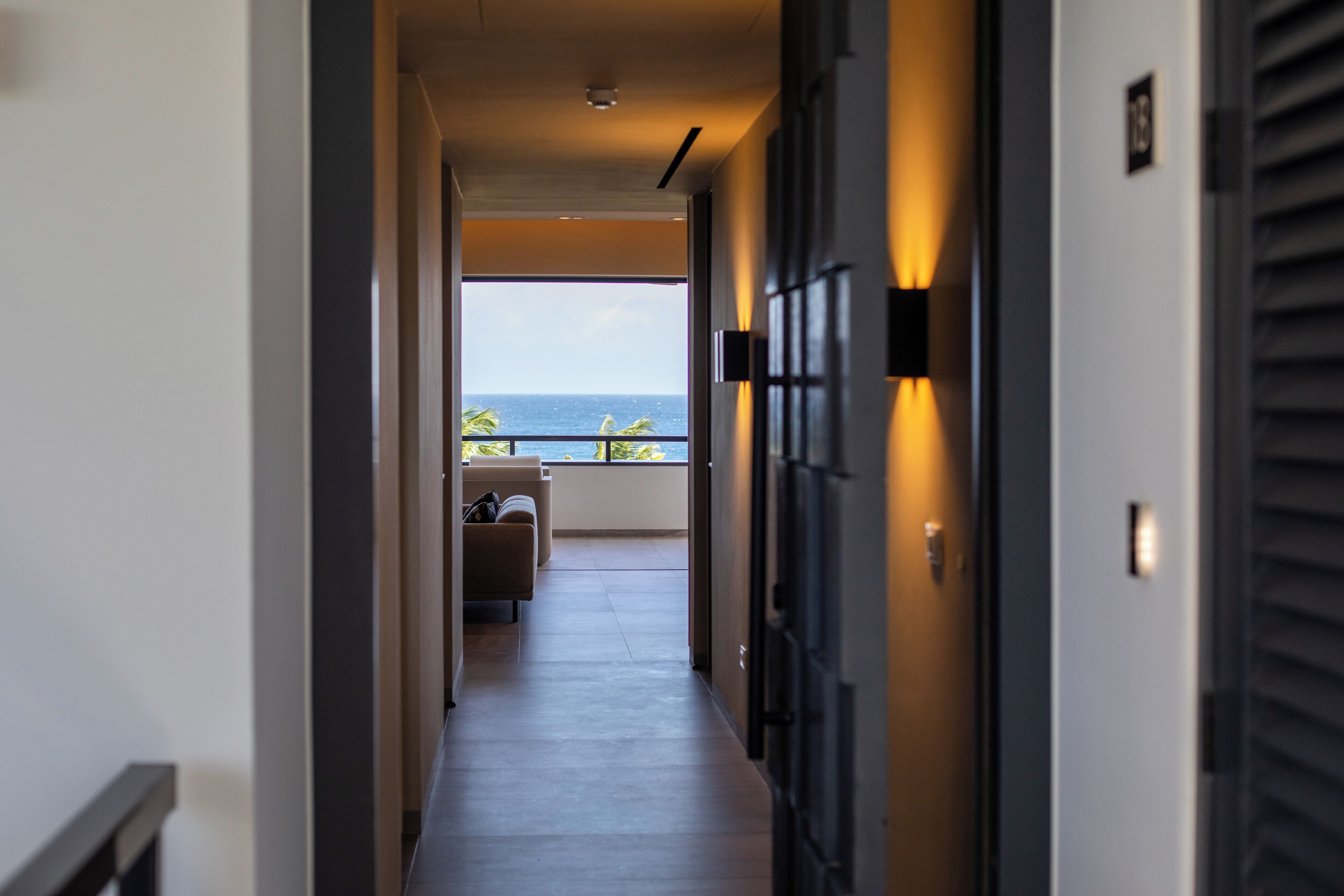 Deluxe appartement, 2 slaapkamers, gedeeltelijk uitzicht op oceaan | Interieur