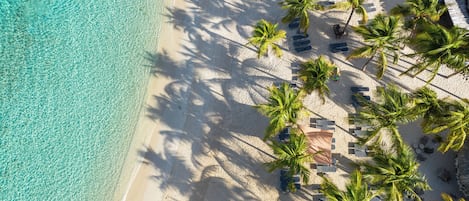 Private beach
