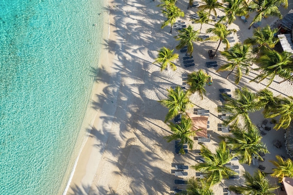 Private beach