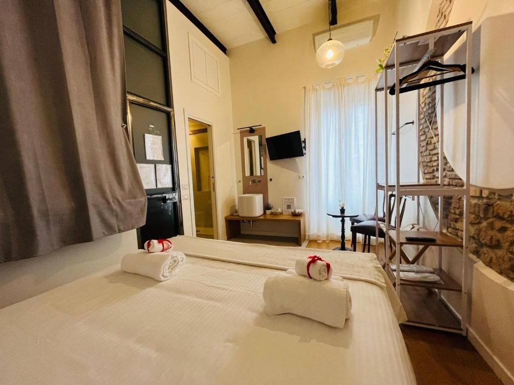 Kamar Double Standar, pemandangan kota | Kedap suara, setrika/meja setrika, dan Wi-Fi gratis