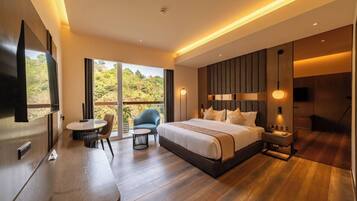 Deluxe Double Room, Balcony, Hill View | Desk, free WiFi