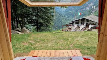 Ferienhaus, Bergblick | Blick auf die Berge