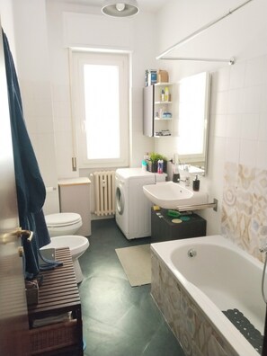 Secador de pelo, bidet, jabón