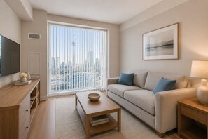Economy Room, City View | Living area