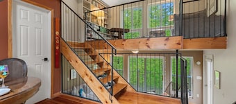 Charming bookworm’s cottage near Cayuga Lake. Cozy, quiet, and perfect for relaxing getaways with your favorite reads.