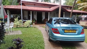 Front of property – evening/night