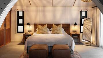 Premium bedding, down duvets, memory-foam beds, minibar