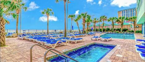 Indoor pool, outdoor pool