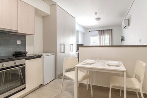 Comfort-Studio, Stadtblick | Eigene Küche