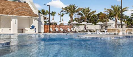 Seasonal outdoor pool