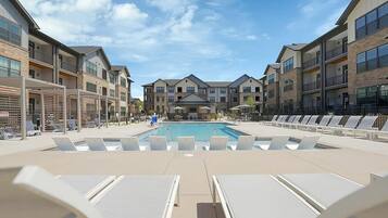 Seasonal outdoor pool