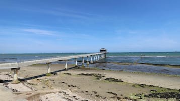 Vlak bij het strand