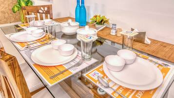 Luxury Apartment, Balcony, City View | Dining